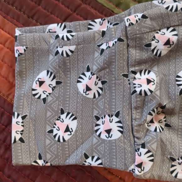 COUNT THE STARS* 2pc set top and elastic waist pants/drawstring knit cuffs siz M - Picture 4 of 7